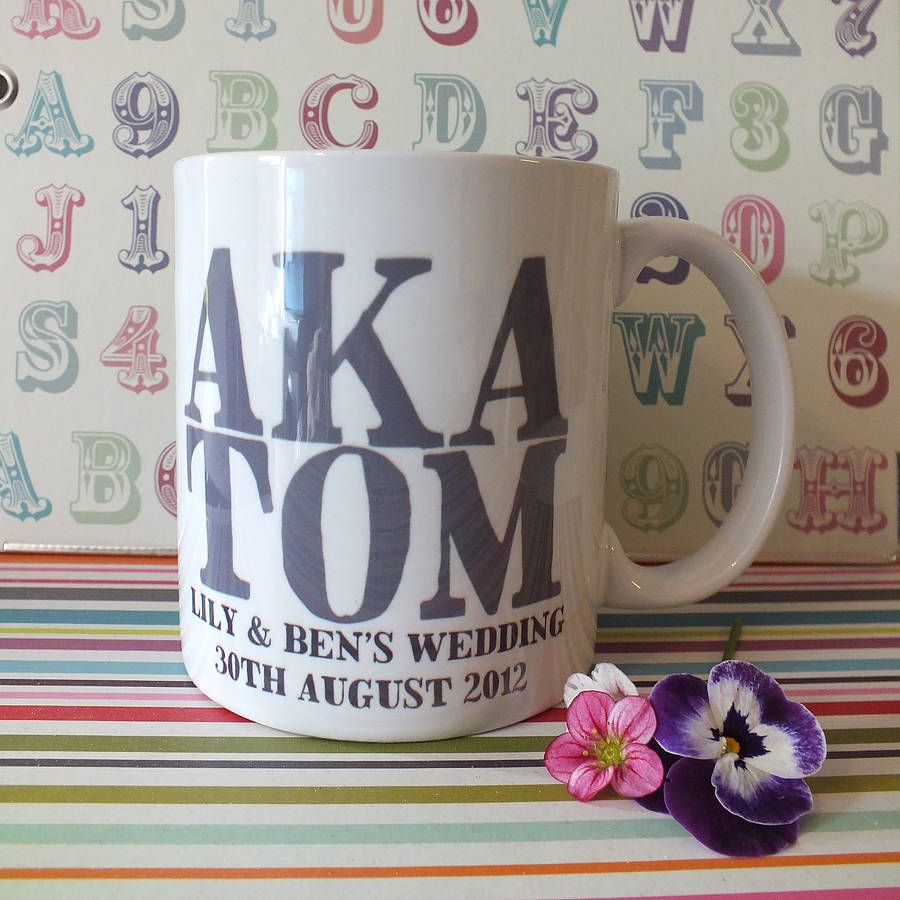Personalised Best Man Mug By That Lovely Shop